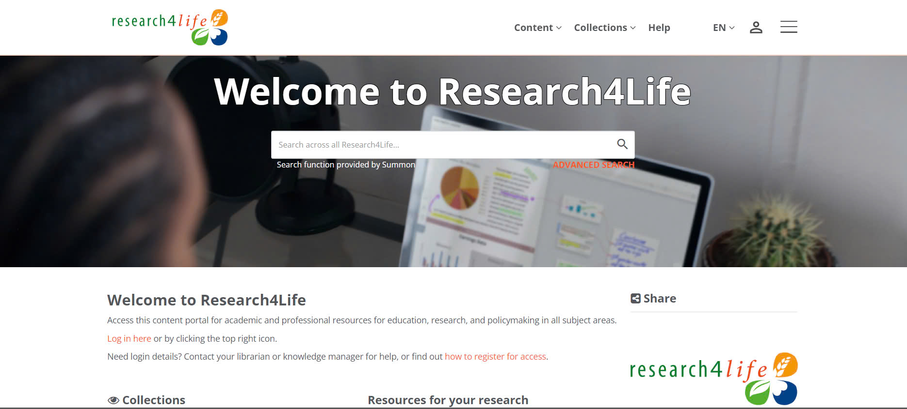 Giới thiệu cơ sở dữ liệu RESEARCH4LIFE